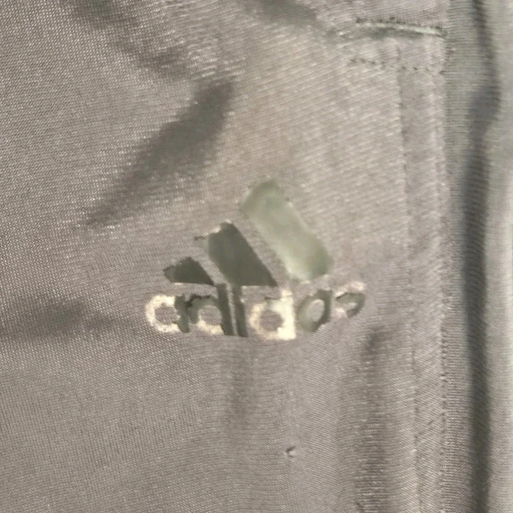 Adidas Primegreen Track Pants Athleisure Performance Mens Large Gray Ankle Zip